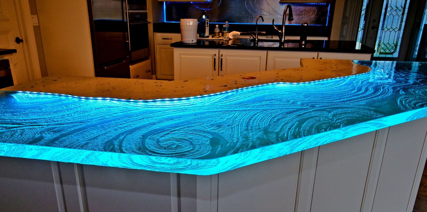 Recycled Glass Countertop Ideas, Diy Glass Countertops