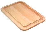 Carving board with grooves
