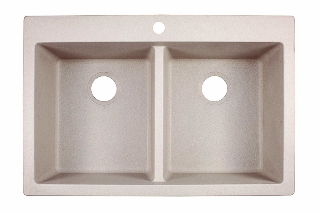 Franke DIG62D91-CHA Primo 33" Dual Mount Granite Double Bowl Kitchen Sink