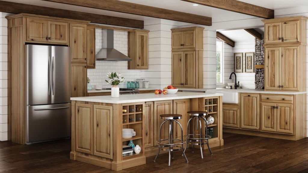 Hickory kitchen cabinets